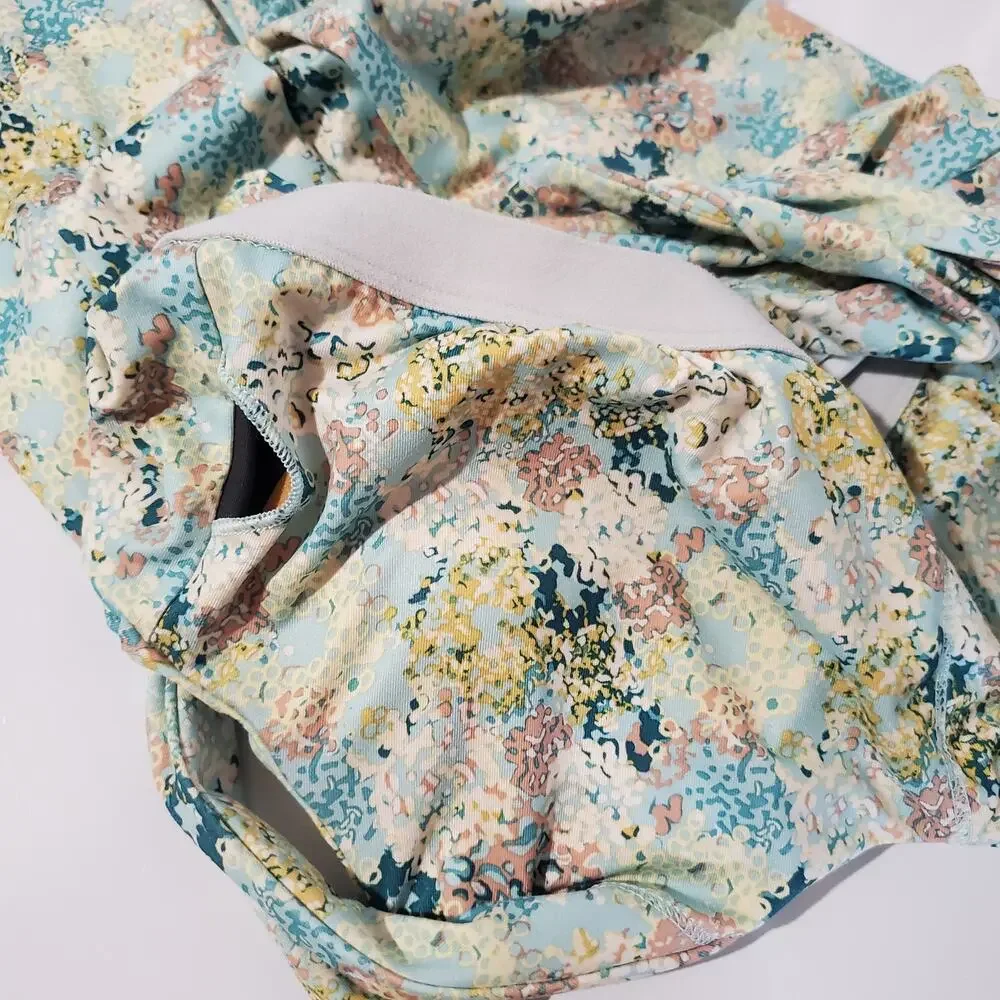 Patagonia Magnolia Spring Atoll Blue Floral Performance Dress Women's Size XS